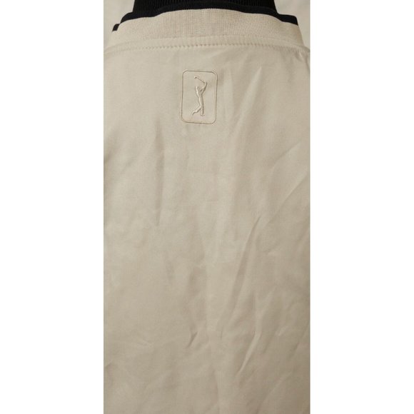 PGA Tour Men's XL Beige Golf Pullover Long Sleeve V Neck Windbreaker Jacket - Picture 9 of 12